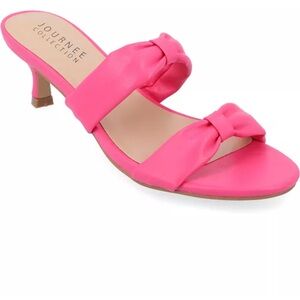 Journee Dyllan Sandals- pink